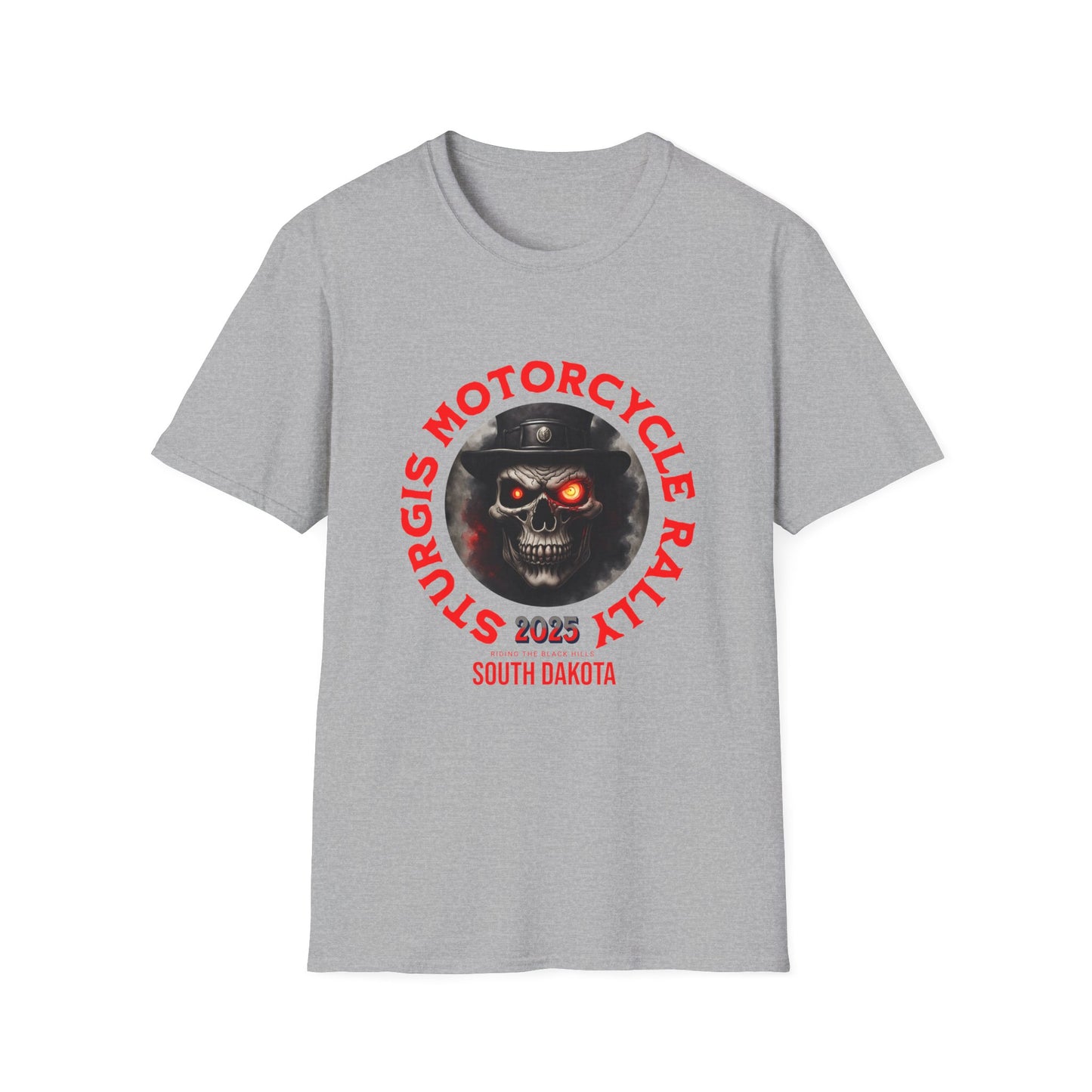 Unisex Sturgis Skull Softstyle T-Shirt