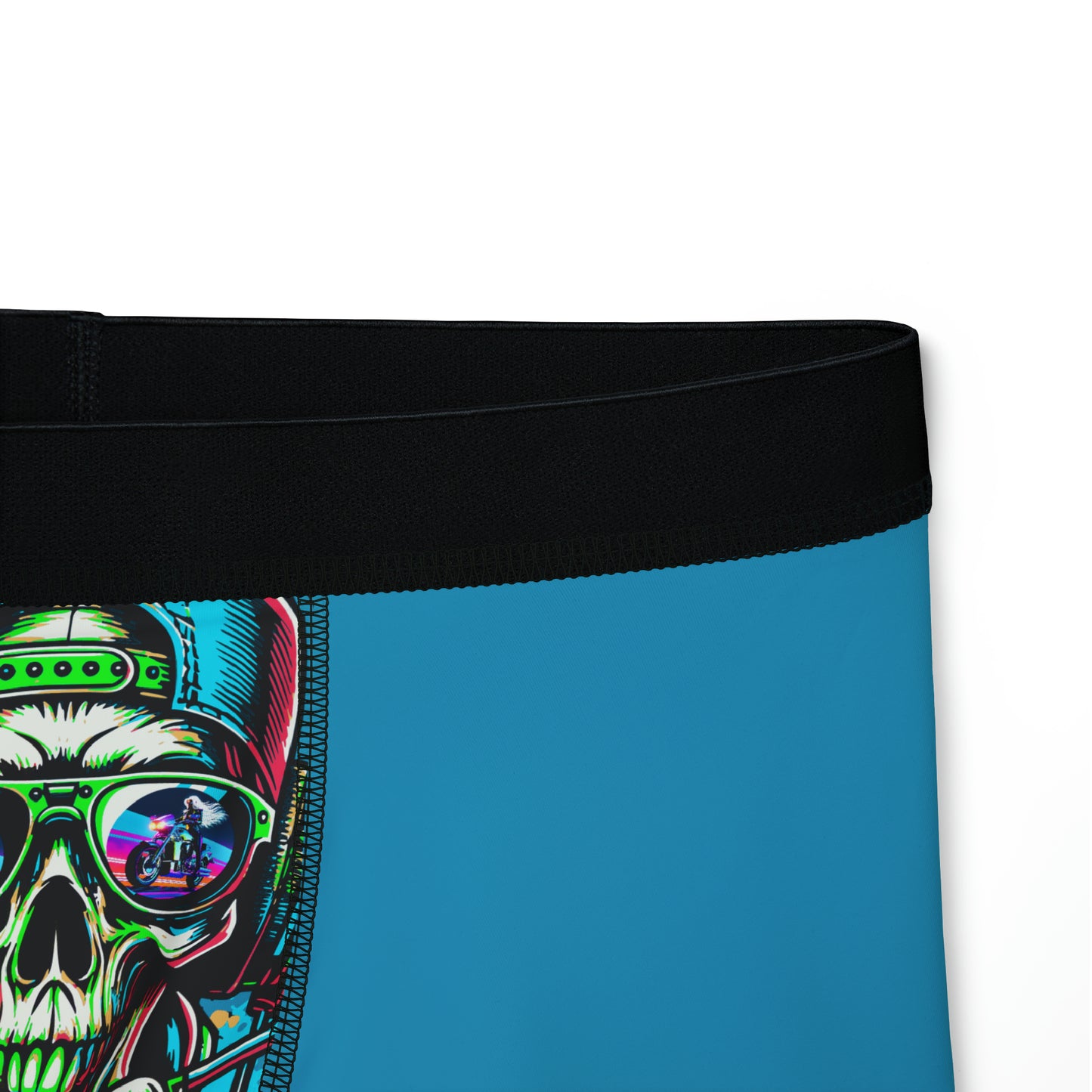 Men's Boxers Green Skull (AOP)