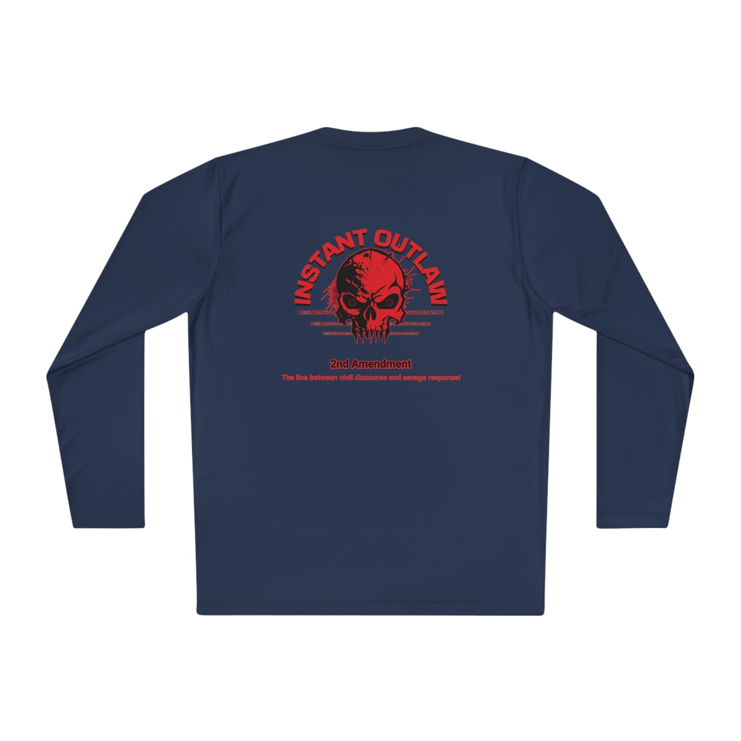 Image front and back - "2nd Amendment" - Lightweight Long Sleeve Tee