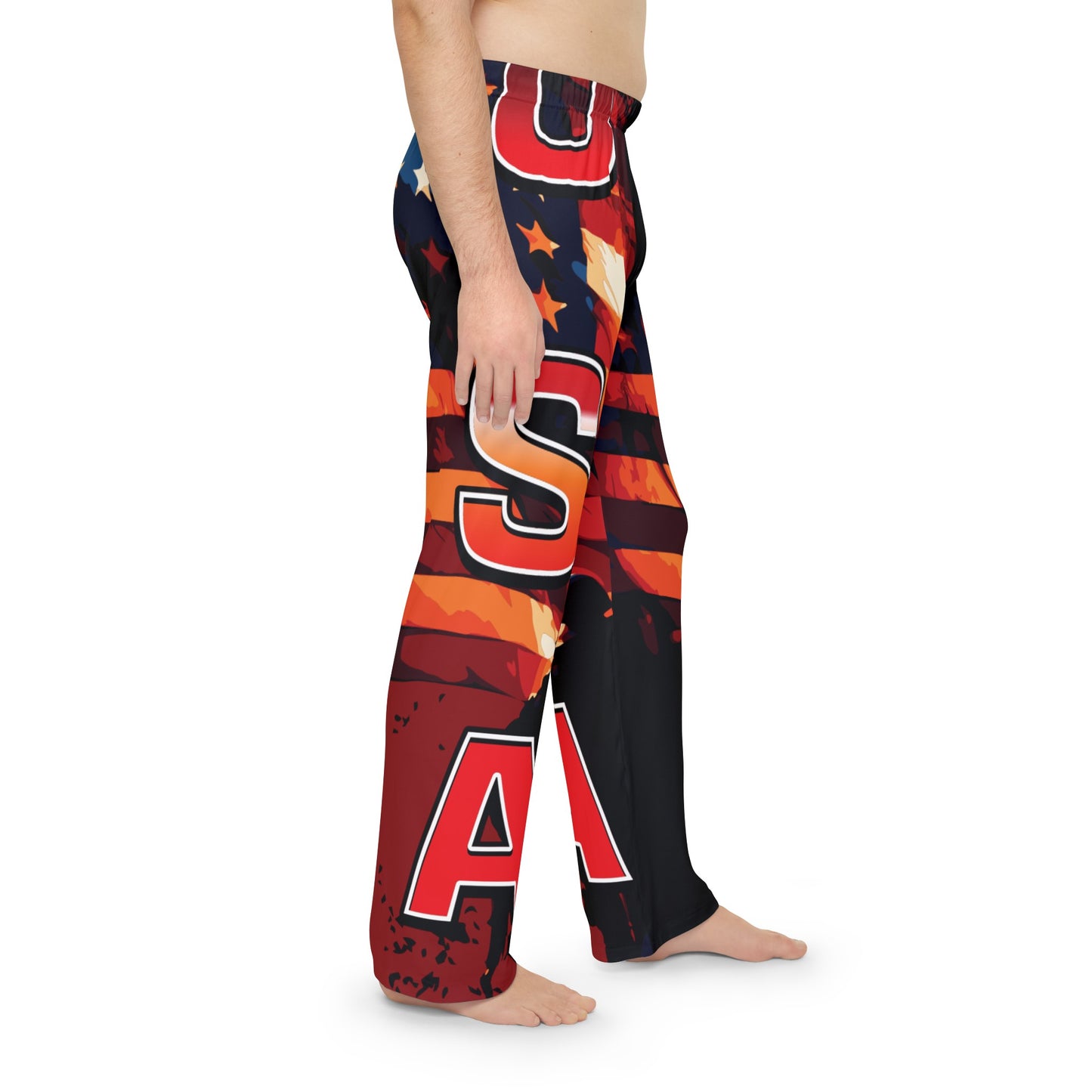 Men's Pajama Pants USA (AOP)