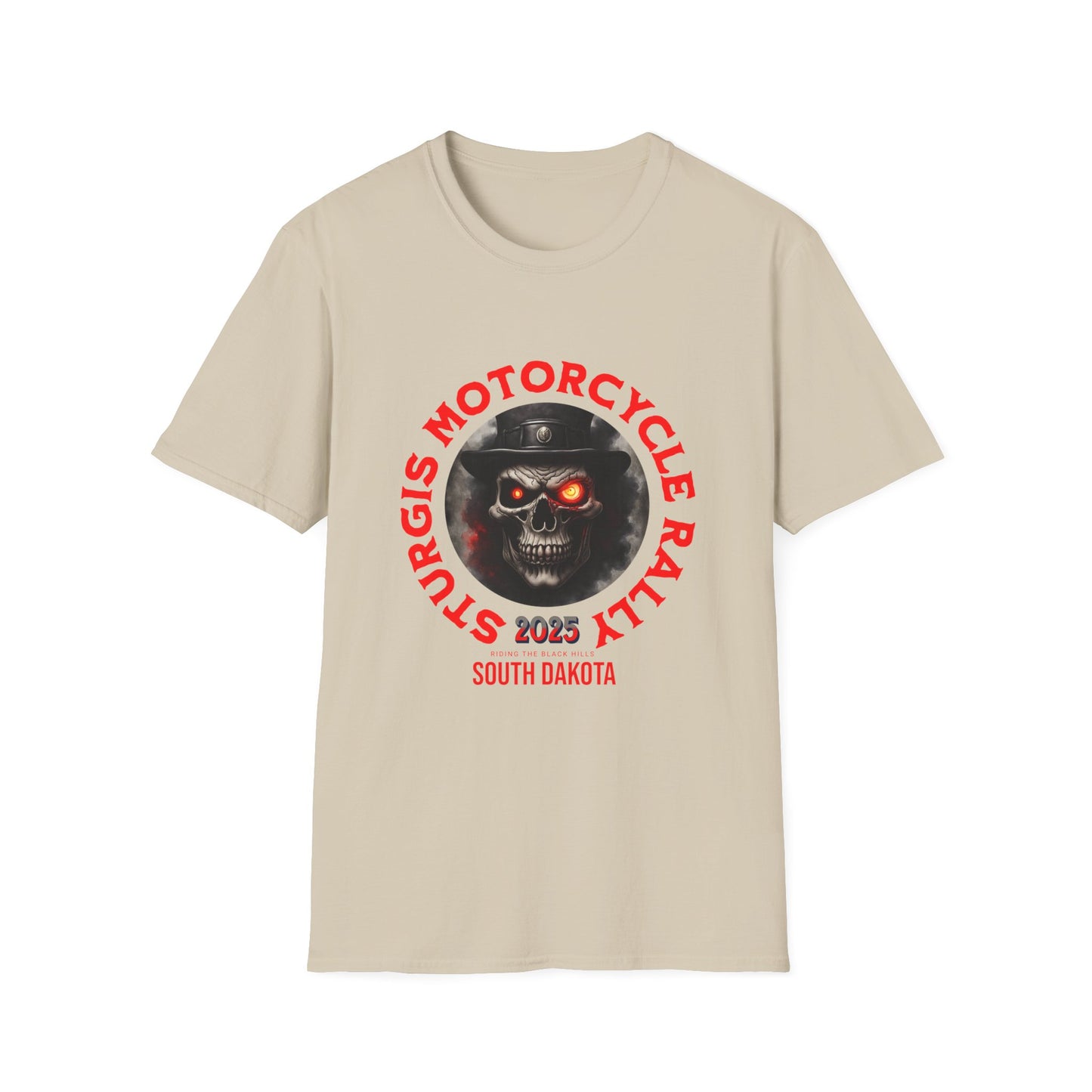 Unisex Sturgis Skull Softstyle T-Shirt