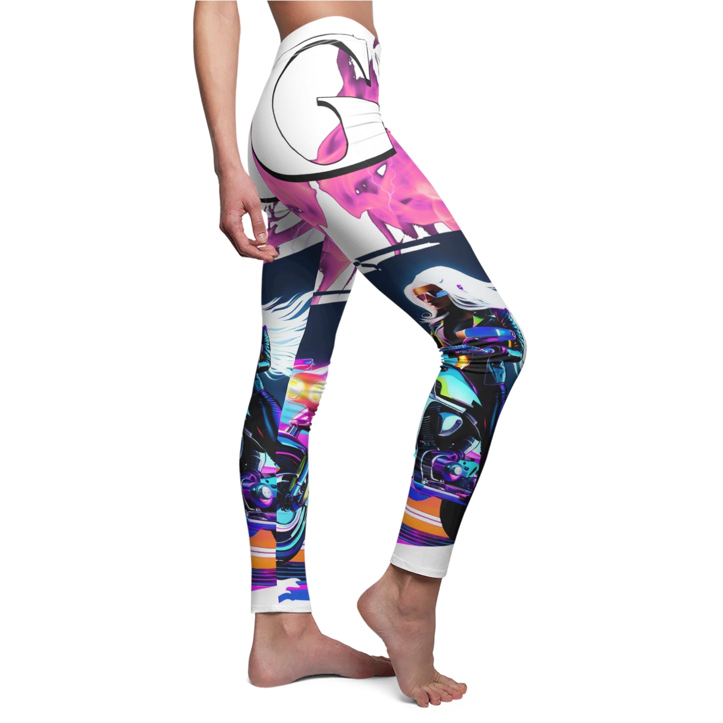 Women's Cut & Sew Casual Leggings (AOP)
