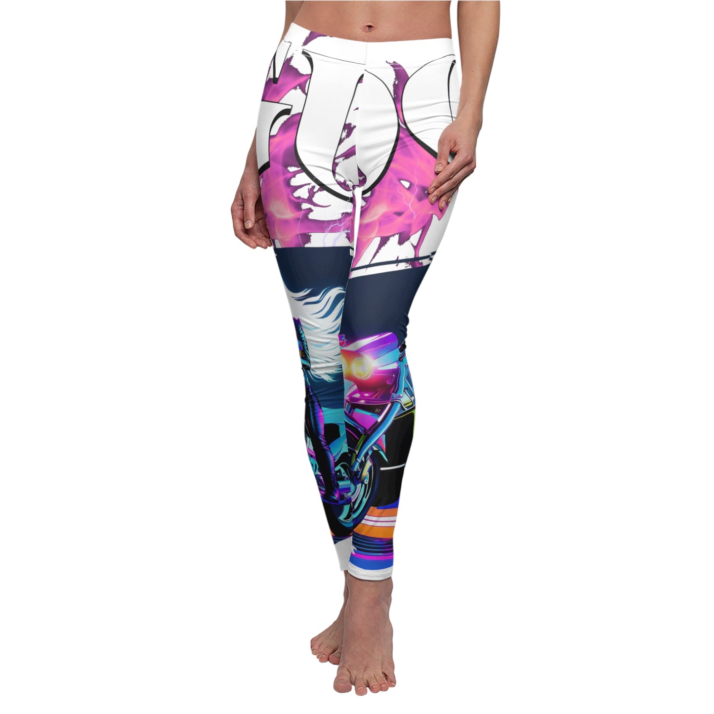 Women's Cut & Sew Casual Leggings (AOP)