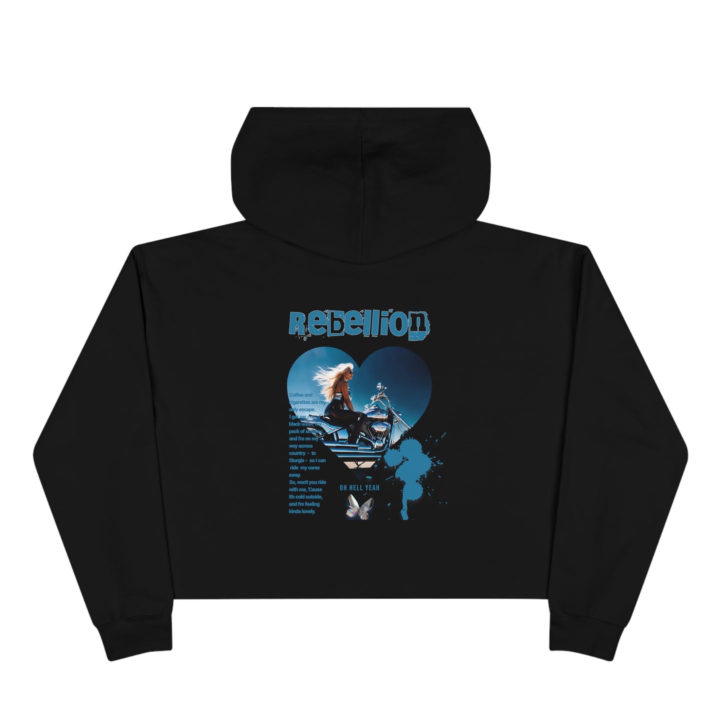 Image front and back - Crop Hoodie