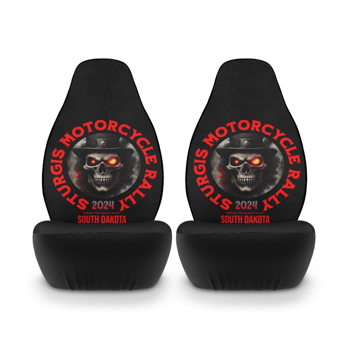 Polyester Car Seat Covers Skull