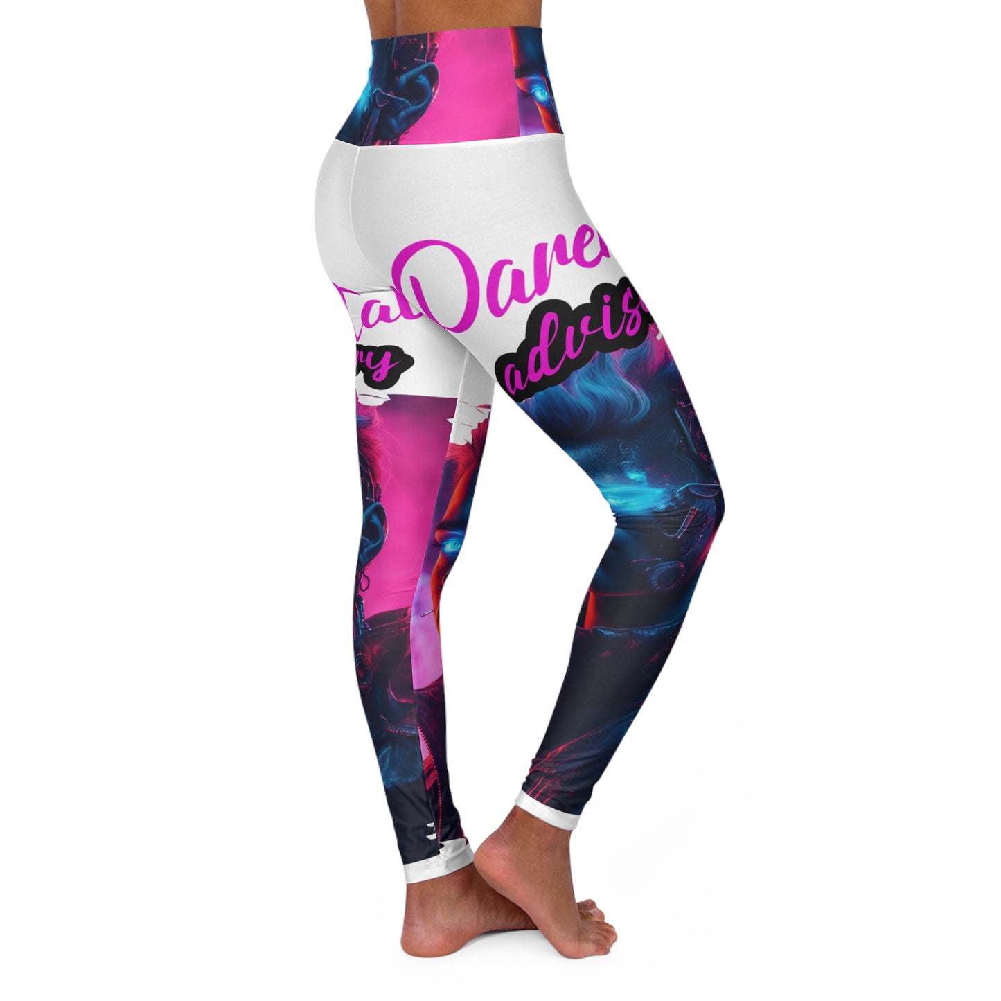 High Waisted Yoga Leggings (AOP)