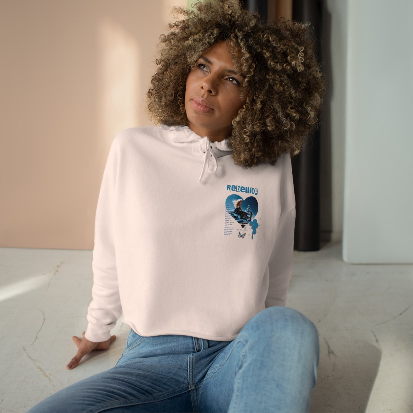 Image front and back - Crop Hoodie