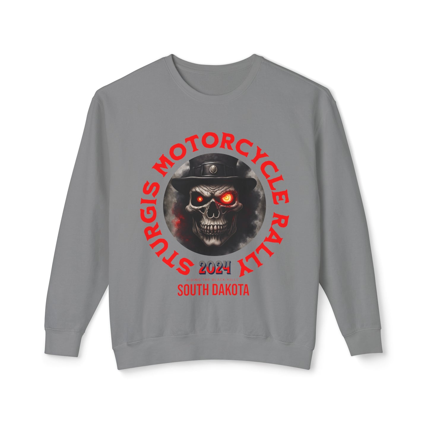 Sturgis 2024 Unisex Lightweight Crewneck Sweatshirt