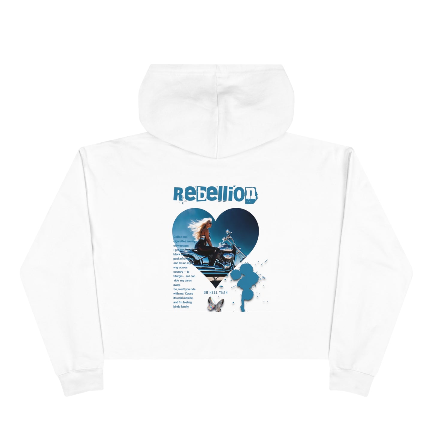 Image front and back - Crop Hoodie