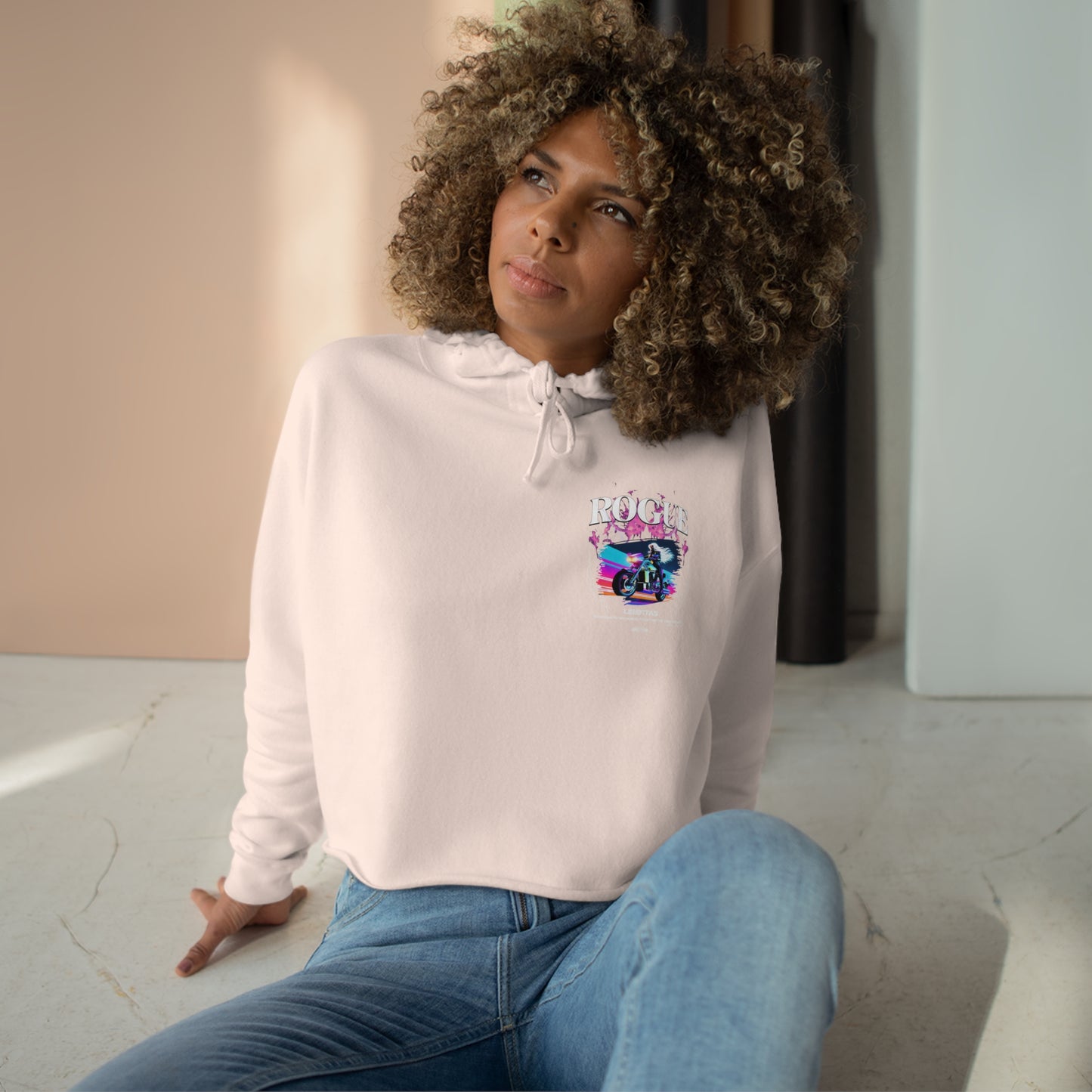 Image front and back - Crop Hoodie