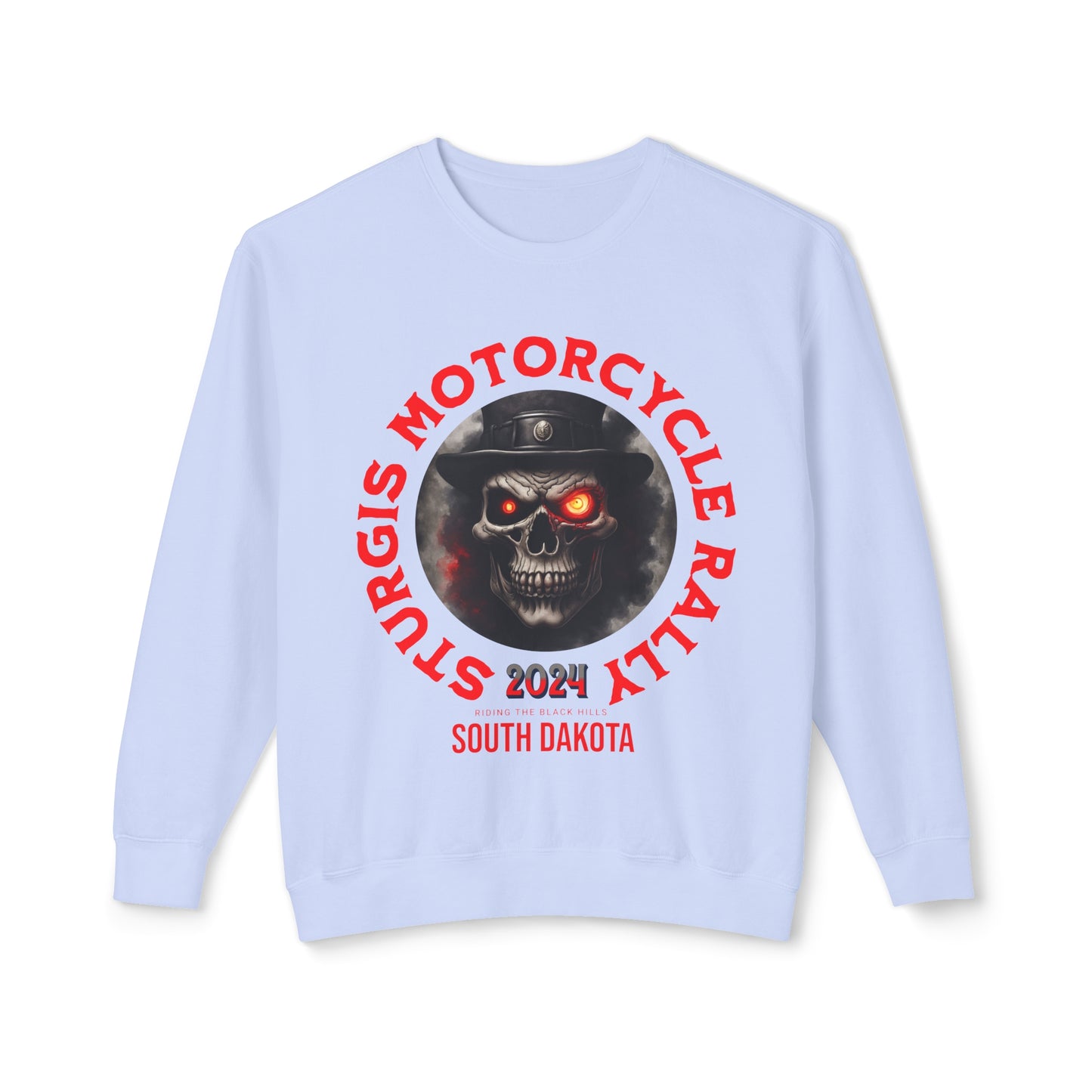 Sturgis 2024 Unisex Lightweight Crewneck Sweatshirt