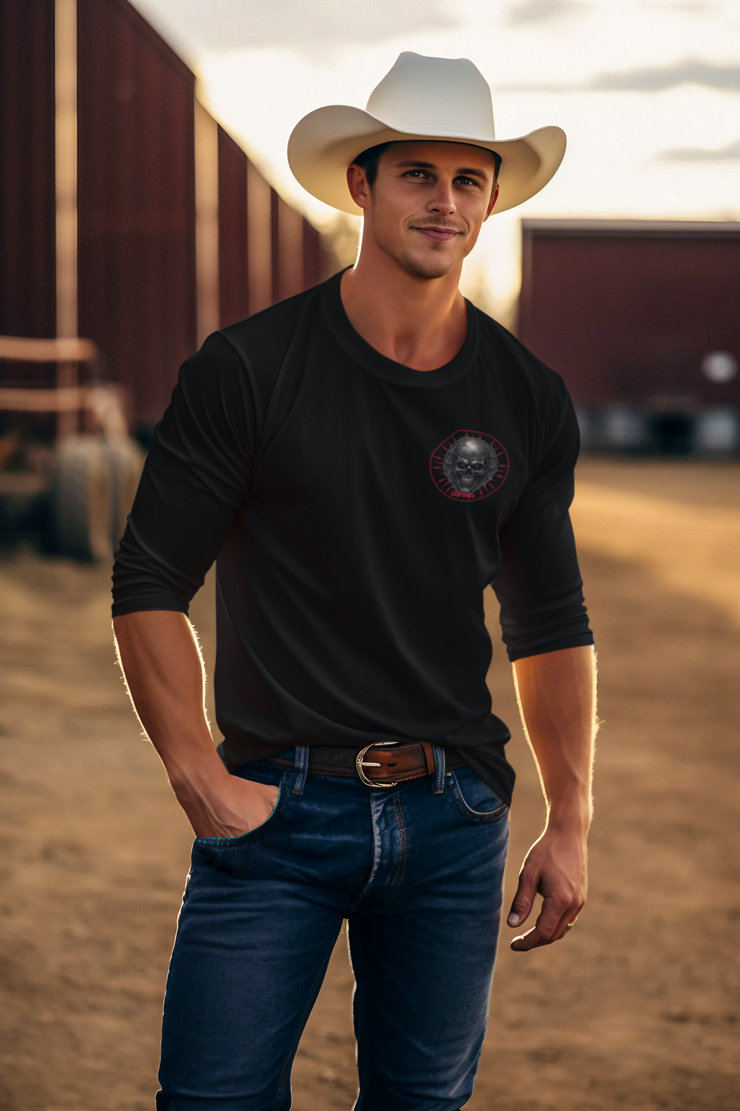 Sturgis 2024 Image front and back - Lightweight Long Sleeve Tee