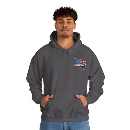 Sturgis 2024 Image front and back - Unisex Heavy Blend™ Hooded Sweatshirt