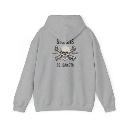 Sturgis 2024 Image front and back - Unisex Heavy Blend™ Hooded Sweatshirt