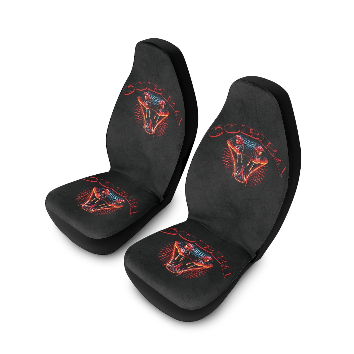 Cobra Polyester Car Seat Covers Skull