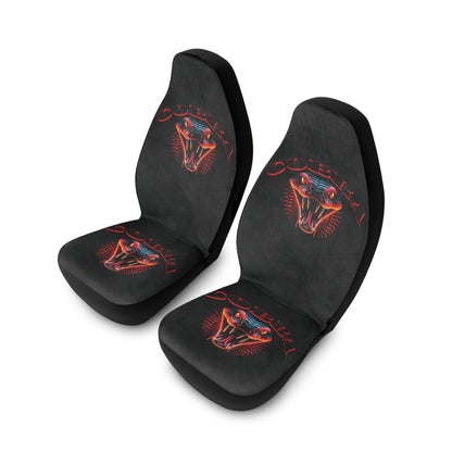 Cobra Polyester Car Seat Covers Skull