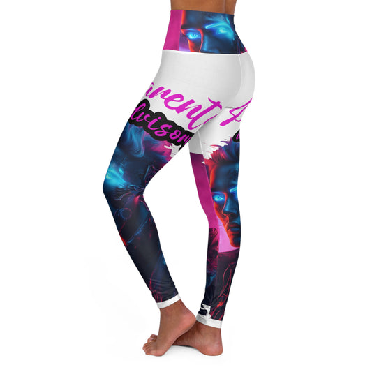 High Waisted Yoga Leggings  (AOP)