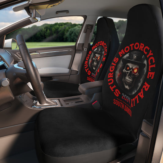 Polyester Car Seat Covers Skull