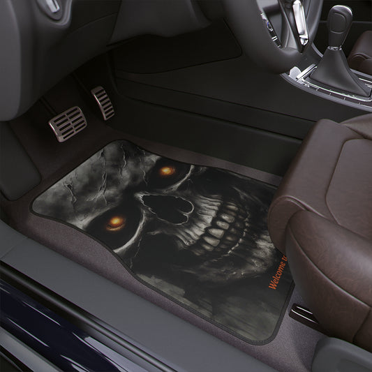 Car Floor Mats Skull, 1pc