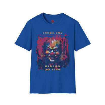 Clown Fool Graphic T-Shirt - Unisex Softstyle Tee