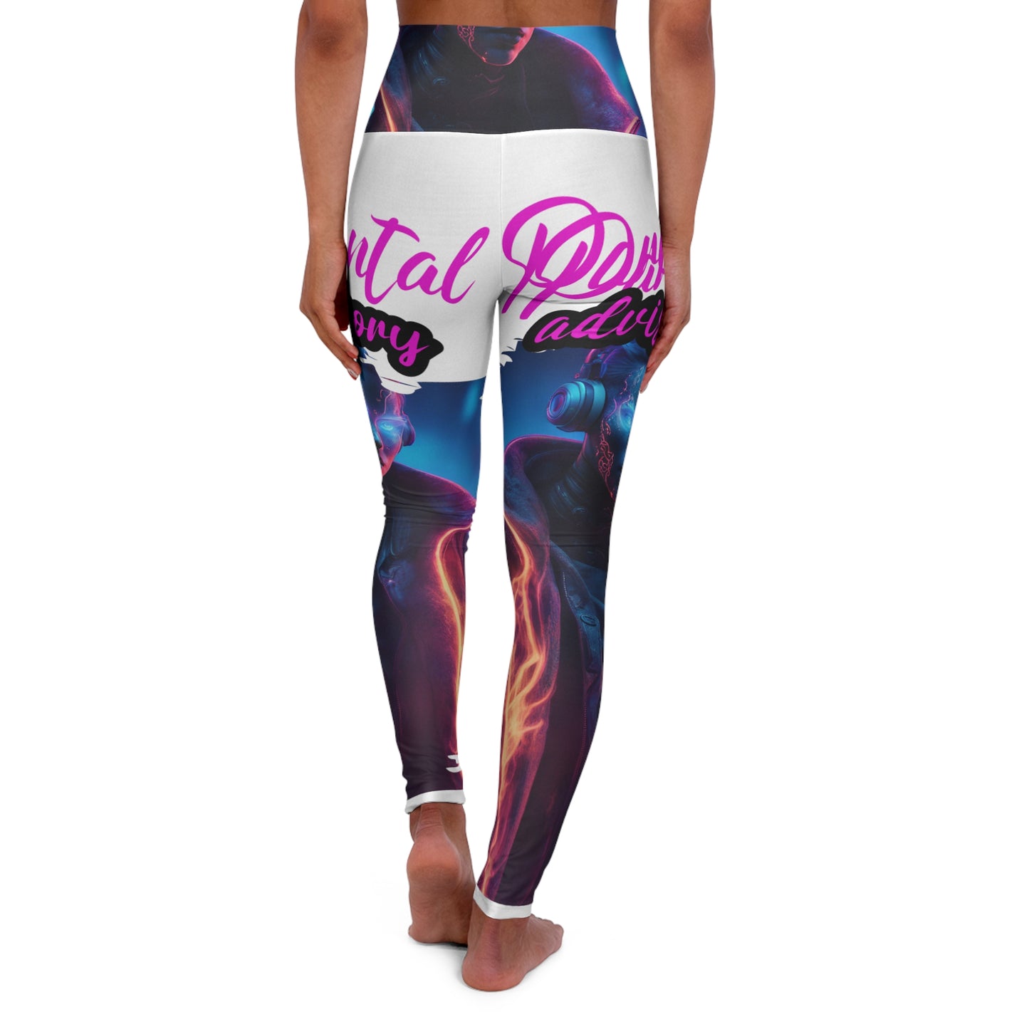 High Waisted Yoga Leggings  (AOP)