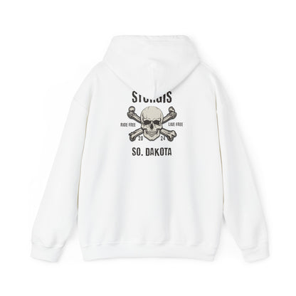 Sturgis 2024 Image front and back - Unisex Heavy Blend™ Hooded Sweatshirt
