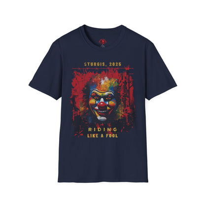 Clown Fool Graphic T-Shirt - Unisex Softstyle Tee
