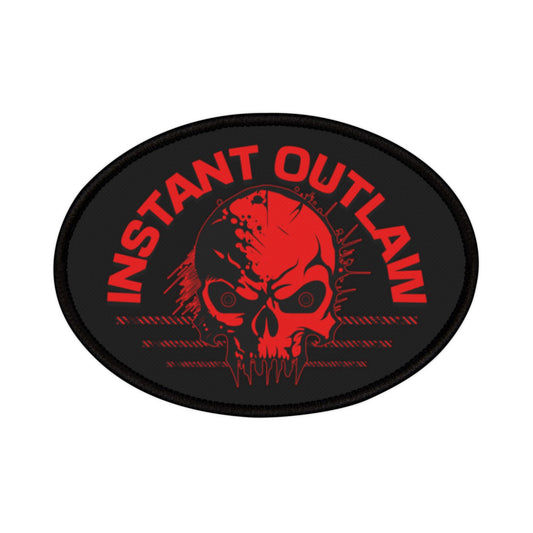 Instant Outlaw Iron-On Patches