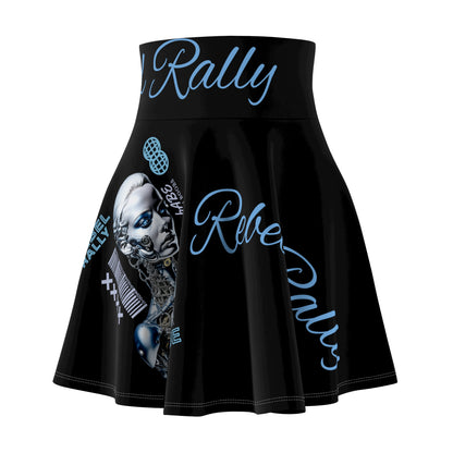 Women's Skater Skirt Rogue Black (AOP)