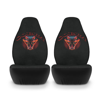 Cobra Polyester Car Seat Covers Skull