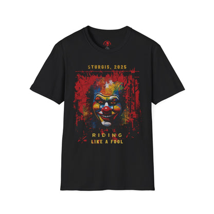 Clown Fool Graphic T-Shirt - Unisex Softstyle Tee