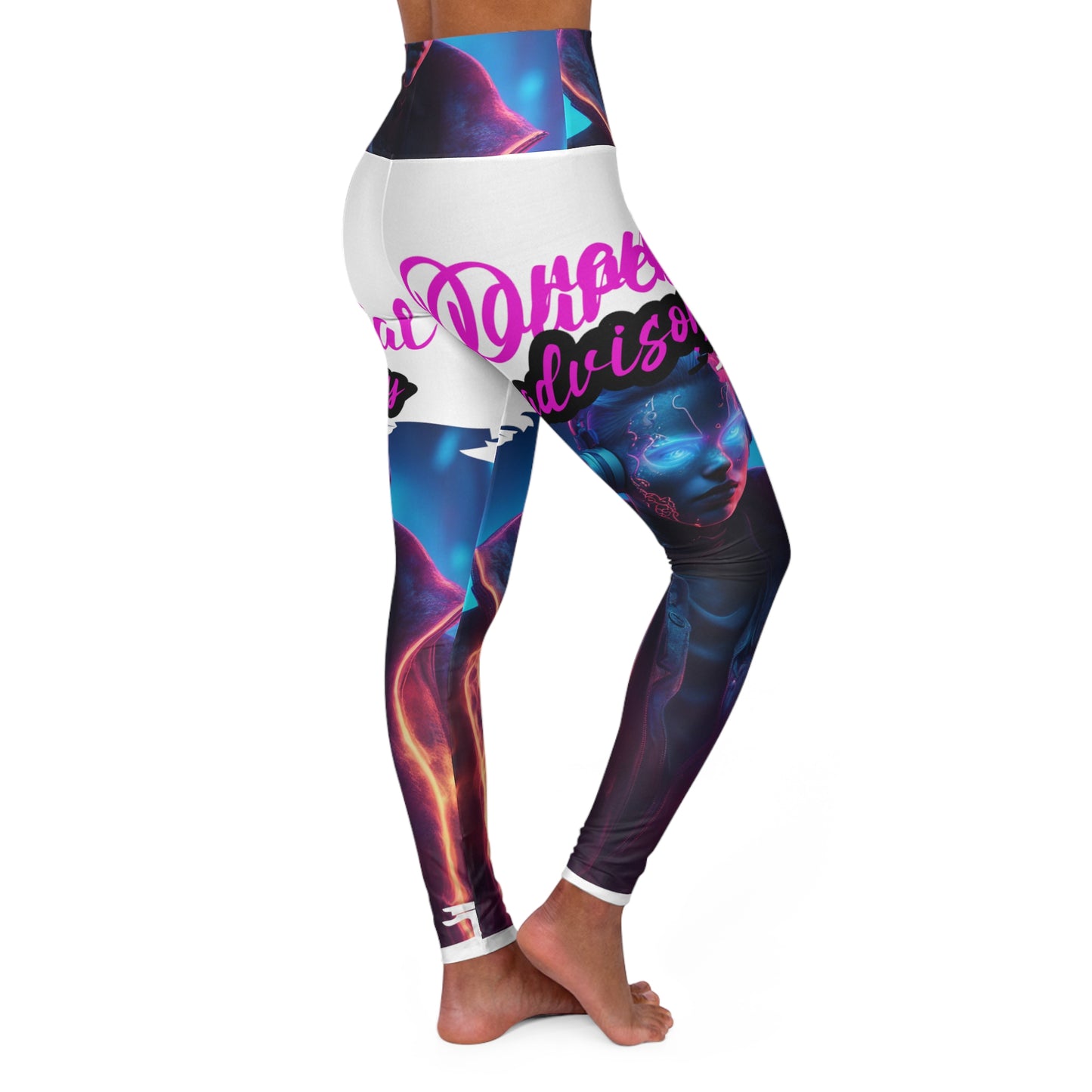 High Waisted Yoga Leggings  (AOP)