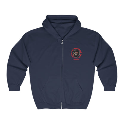 Sturgis 2024 Image front and back - Unisex Heavy Blend™ Full Zip Hooded Sweatshirt
