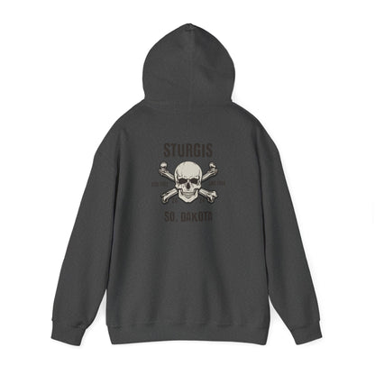 Sturgis 2024 Image front and back - Unisex Heavy Blend™ Hooded Sweatshirt