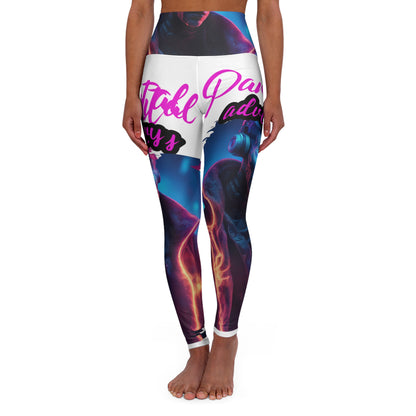 High Waisted Yoga Leggings  (AOP)