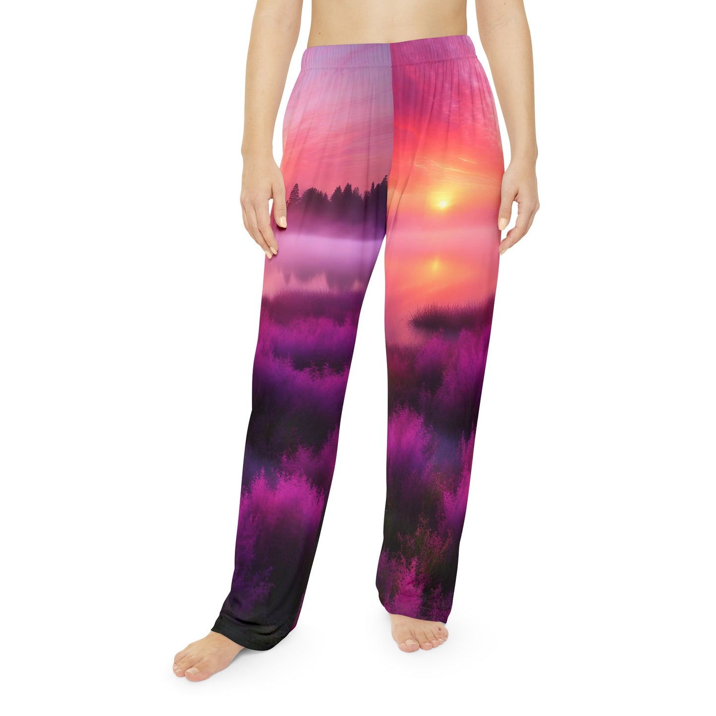 Women's Pajama Pants Landscape (AOP)