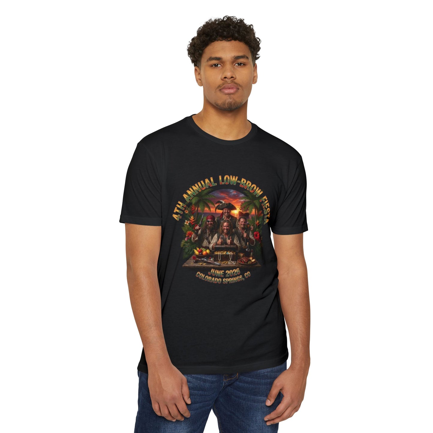 2026 Low-Brow Fiesta Unisex CVC Jersey T-Shirt