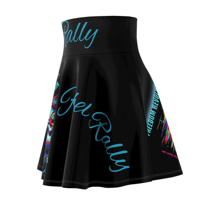 Women's Skater Skirt Rogue Black (AOP)