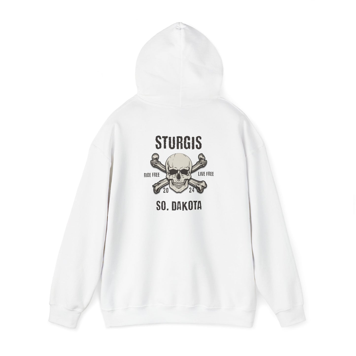Sturgis 2024 Image front and back - Unisex Heavy Blend™ Hooded Sweatshirt