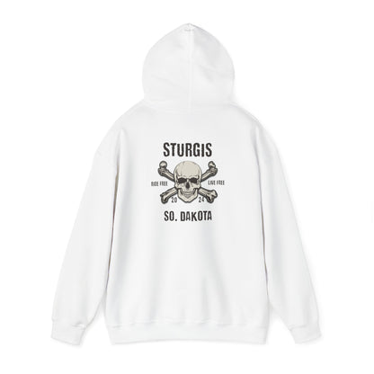 Sturgis 2024 Image front and back - Unisex Heavy Blend™ Hooded Sweatshirt