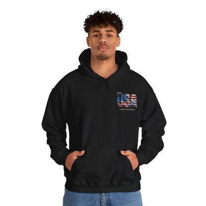 Sturgis 2024 Image front and back - Unisex Heavy Blend™ Hooded Sweatshirt