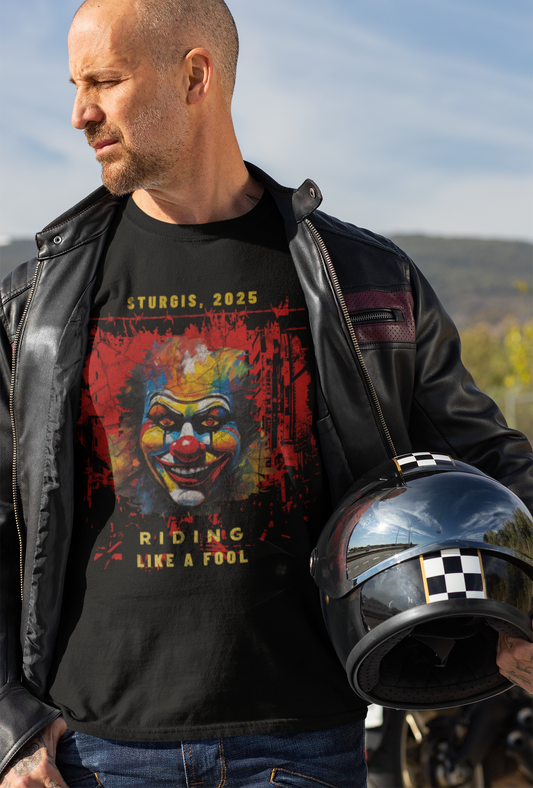 Clown Fool Graphic T-Shirt - Unisex Softstyle Tee
